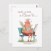 Cupid’s on break. Love, do it yourself. ポストカード (正面/裏面)