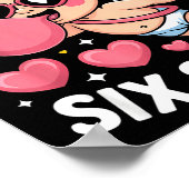 Cupid Says 67 Six Seven Meme Bubble Gum Valentines ポスター (角)