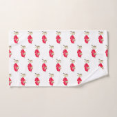 Cupid Valentine Hearts ハンドタオル (ハンドタオル)