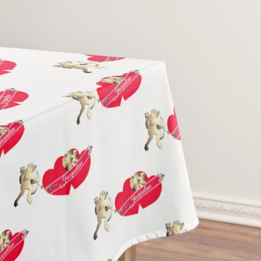 Cupid w/Hearts Tablecloth テーブルクロス (インサイチュ)