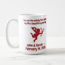 CUPID You are the melody that makes my life a beau コーヒーマグカップ