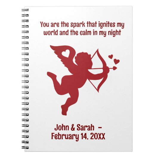 CUPID You are the spark that ignites my world and  ノートブック (正面)