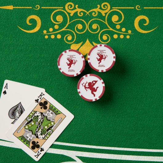 CUPID You are the spark that ignites my world and ポーカーチップ (ポーカーテーブル (スタック))