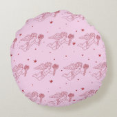Cupidon  pattern ラウンドクッション (裏面)