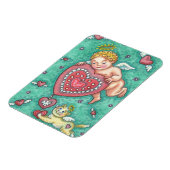 CUPID'Sハートキッテンバレンタイン磁石 マグネット (左側)