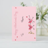 Cupid's Arrow Hearts Valentine's Day Card サンキューカード (スタンド正面)