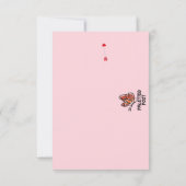 Cupid's Arrow Hearts Valentine's Day Card サンキューカード (裏面)