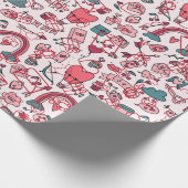 Cupid's Canvas: Love and Romance Valentine's Day ラッピングペーパー (角)