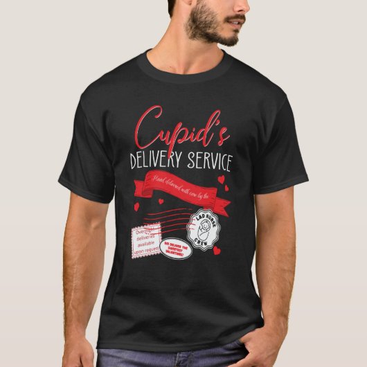 Cupid's Delivery Service L&D Nurse Valentines Day  Tシャツ (正面)