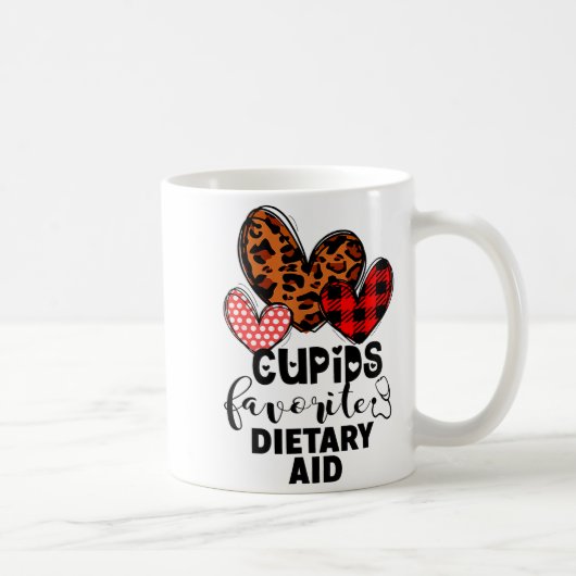 Cupids Favorite Dietary Aid Nurse Gift Valentines  コーヒーマグカップ (右)