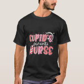 Cupid'S Favorite Nurse Nurse Nursing Day Tシャツ (正面)