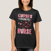 Cupid's Favorite Nurse Valentine's Day Tシャツ (正面)