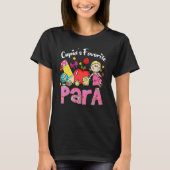 Cupid's Favorite Para Apple Cute Cupid Valentine's Tシャツ (正面)