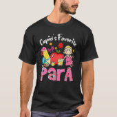 Cupid's Favorite Para Apple Cute Cupid Valentine's Tシャツ (正面)