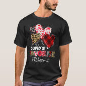 Cupid's Favorite Phlebotomist Valentine Phlebotomy Tシャツ (正面)