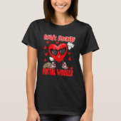 Cupid's Favorite Postal Worker Dabbing Heart Posta Tシャツ (正面)