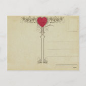 Cupid's Greetingヴィンテージバレンタイン葉書 シーズンポストカード (裏面)