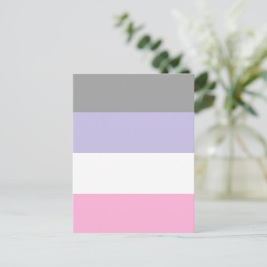 Cupioromantic Pride Flag ポストカード (スタンド正面)