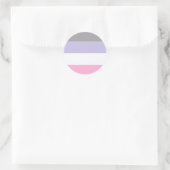 Cupiosexual Pride Flag  ラウンドシール (バッグ)