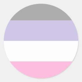 Cupiosexual Pride Flag  ラウンドシール