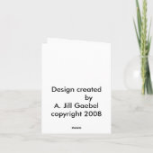 Cuppaノートカード カード (裏面)