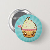 CuppyCakesのハートPin 缶バッジ (正面&裏面)