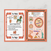 Cuprum – カッパーホルンユニコーンゲームカード ポストカード (裏面)