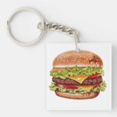 Cups burger キーホルダー (正面)