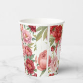 Cups en carton florales Petit mot doux 紙コップ (右)
