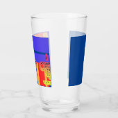 CUPS + Primary Colors Glass Cup タンブラーグラス (左)