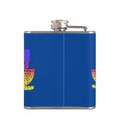 CUPS + Primary Colors Vinyl 包まれた Flask フラスク (裏面)