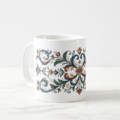 cups rosemaling コーヒーマグカップ (正面左)