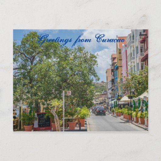 Curacaoからのはがき挨拶 ポストカード (正面)