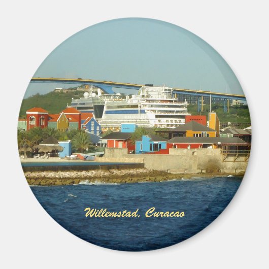Curacaoに電話 マグネット (正面)