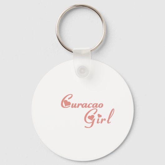 Curacaoの女の子 キーホルダー (正面)