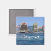 Curacao旅行写真シーサイド冷蔵庫用マグネット マグネット (正面/裏面)