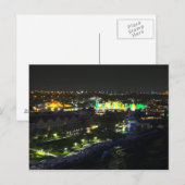 Curacao at Night - Port of Willemstad ポストカード (正面/裏面)