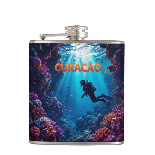 Curacao diver  フラスク (正面)