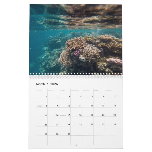 Curacao dream vacation カレンダー (3月 2026)