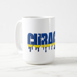 Curaçao Drip | カリブ海の旗のデザイン | ファン コーヒーマグカップ