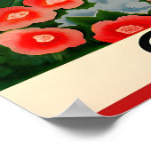 Curacao Dutch Caribbean Tropical ABC Islands ポスター (角)