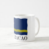 Curacao flag コーヒーマグカップ (正面右)