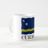 Curacao flag コーヒーマグカップ (正面左)