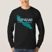 Curacao Island Coordinates Tourist Vacation Tシャツ (正面)