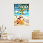 Curacao Lesser Antilles Oranjestad West Indies ポスター (キッチン)