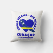 CURAÇAO Small Island Big Heart Dushi Korsuo クッション (裏面)