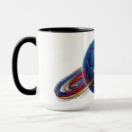 Curaçao Soccer Ball | Stadium Ready | Fan Gear マグカップ