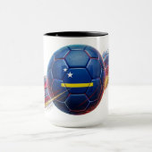Curaçao Soccer Ball | Stadium Ready | Fan Gear マグカップ (中央)