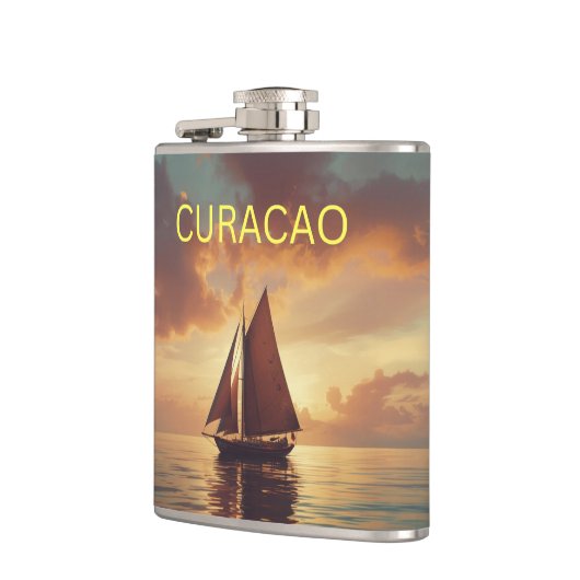 Curacao sunset フラスク (左)