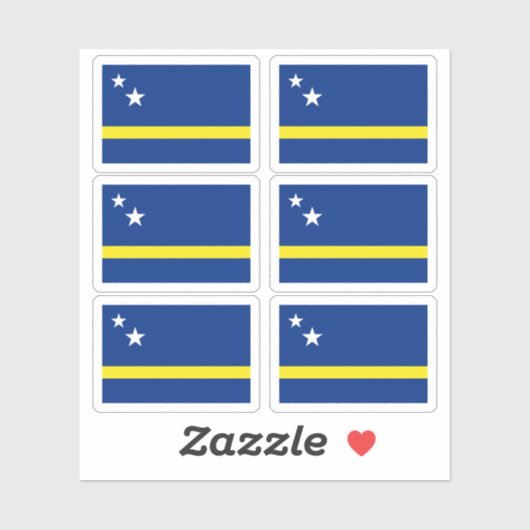 Curaçaoan flag シール (シート)